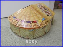 Vintage Marx Super Circus TENT / Main entrance Tin Litho from Playset 1950s