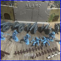 Vintage Marx The Alamo Playset No. 3543 Box Figures Horses Cannons Walls