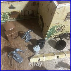 Vintage Marx The Alamo Playset No. 3543 Box Figures Horses Cannons Walls