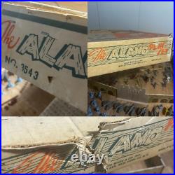 Vintage Marx The Alamo Playset No. 3543 Box Figures Horses Cannons Walls