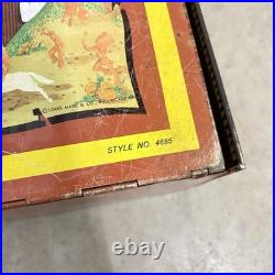 Vintage Marx Tin Fort Apache Carry-All Action Playset Accessories #4685 62pcs