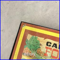 Vintage Marx Tin Fort Apache Carry-All Action Playset Accessories #4685 62pcs