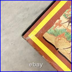 Vintage Marx Tin Fort Apache Carry-All Action Playset Accessories #4685 62pcs