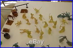 Vintage Marx Tin Litho Walt Disney's Davy Crockett Fort ALAMO Metal Toy Play Set