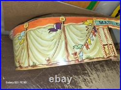 Vintage Marx Tin Lithograph Super Circus Big Top Tent