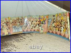 Vintage Marx Tin Lithograph Super Circus Big Top Tent