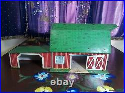 Vintage Marx Tin Toy Large Litho Farm 149 Pieces