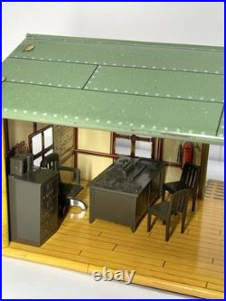 Vintage Marx Tin US Army Headquarters Training Center With Soldiers & Extras