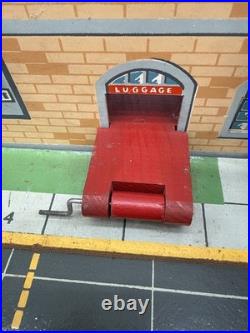 Vintage Marx Tinplate Bus Station 23 Wide Base