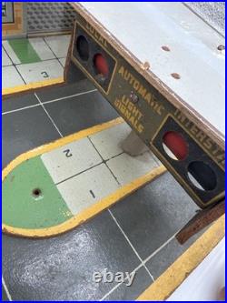 Vintage Marx Tinplate Bus Station 23 Wide Base