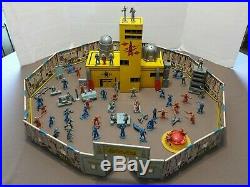 Vintage Marx Tom Corbett playset 1953 Rare Yellow