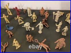 Vintage Marx Toy Circus Figures Play Set Siamese Twins Snake Charmer + Lot of 47 Vintage Marx Toy Circus Figures Play Set Siamese Twins Snake Charmer + Lot of 47