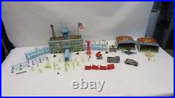 Vintage Marx Toy Lot International Port Airport American Air Lines Parts/Pieces