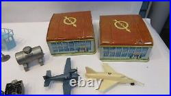 Vintage Marx Toy Lot International Port Airport American Air Lines Parts/Pieces