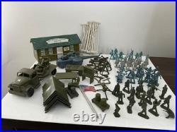 Vintage Marx Toy U. S. Armed Forces Training Center Series 500 and Box-Incomplete