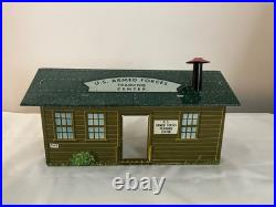 Vintage Marx Toy U. S. Armed Forces Training Center Series 500 and Box-Incomplete