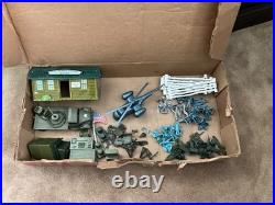 Vintage Marx Toy U. S. Armed Forces Training Center Series 500 and Box-Incomplete