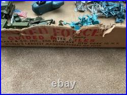 Vintage Marx Toy U. S. Armed Forces Training Center Series 500 and Box-Incomplete