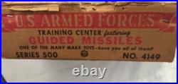 Vintage Marx Toy U. S. Armed Forces Training Center Series 500 and Box-Incomplete
