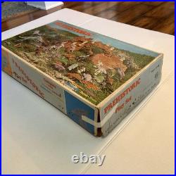 Vintage Marx Toys #3398 Prehistoric Play Set with Dinosaurs, Animals, Cavemen, etc