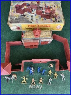 Vintage Marx Toys #3681 Fort Apache Play Set