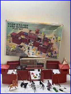 Vintage Marx Toys #3681 Fort Apache Play Set 1964 Extra Parts