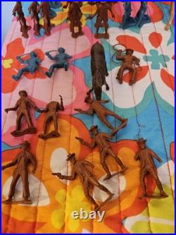 Vintage Marx Toys 3681 Fort Apache Play Set 1964 Near Complete Set in Box Rare