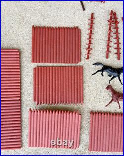 Vintage Marx Toys 3681 Fort Apache Play Set 1964 Nearly Complete Set in Box Rare