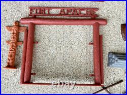 Vintage Marx Toys 3681 Fort Apache Play Set 1964 Nearly Complete Set in Box Rare
