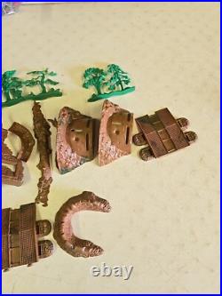Vintage Marx Toys Battleground Play Set 4756 In Original Box & Extras
