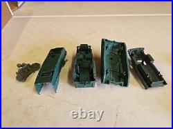 Vintage Marx Toys Battleground Play Set 4756 In Original Box & Extras