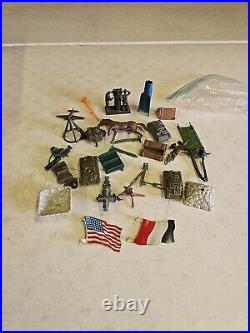 Vintage Marx Toys Battleground Play Set 4756 In Original Box & Extras