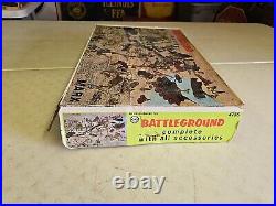 Vintage Marx Toys Battleground Play Set 4756 In Original Box & Extras