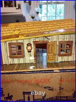 Vintage Marx Toys Happy Times Roy Rogers Rodeo Ranch 36 Pieces W Original Box