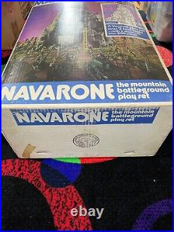 Vintage Marx Toys Navarone Playset #3412 Withbox And Mountain