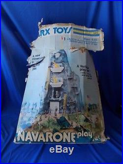Vintage Marx Toys Navarone Playset W /359 Figures/pieces 1974 Army Men