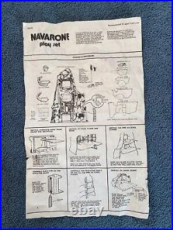 Vintage Marx Toys Navarone withbox and Mountain & many accessories 1977-1980