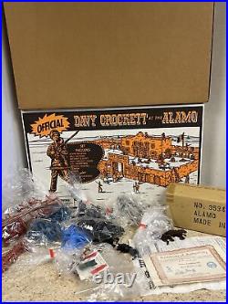 Vintage Marx Toys Official Davy Crockett At The Alamo #3534R New Old Stock W Box