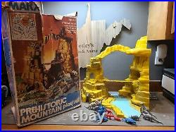 Vintage Marx Toys One Million BC Play Set Prehistoric Mountain With Original BOX