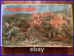 Vintage Marx Toys Prehistoric Play Set 3398