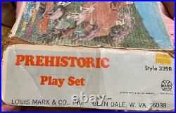 Vintage Marx Toys Prehistoric Play Set 3398