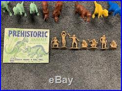 Vintage Marx Toys Prehistoric Playset # 3398 In Box 1971
