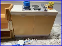 Vintage Marx Toys SINDY Doll FURNITURE Kitchen Stove Sink Plus Accessory Lot