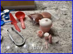 Vintage Marx Toys SINDY Doll FURNITURE Kitchen Stove Sink Plus Accessory Lot