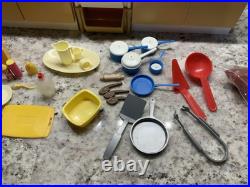 Vintage Marx Toys SINDY Doll FURNITURE Kitchen Stove Sink Plus Accessory Lot