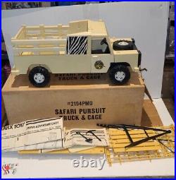 Vintage Marx Toys Safari adventure safari Pursuit truck and Cage