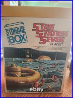 Vintage Marx Toys Star Station Seven #4115 Complete Space Playset Original Box