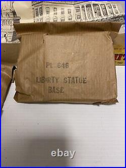 Vintage Marx Toys Statue Of Liberty 12 Piece Model New In Box Instruction Sheet