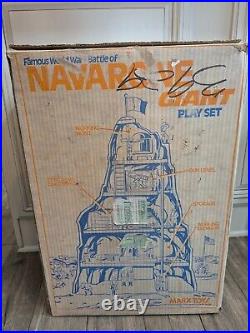 Vintage Marx Toys World War II Battle of Navarone Giant Soldiers Playset with box