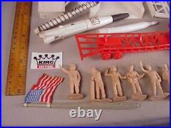 Vintage Marx Toys playset Cape Kennedy Space toys plastic figures & accessories